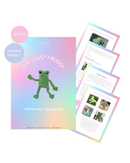 Mini Leggy Froggy - PDF Pattern