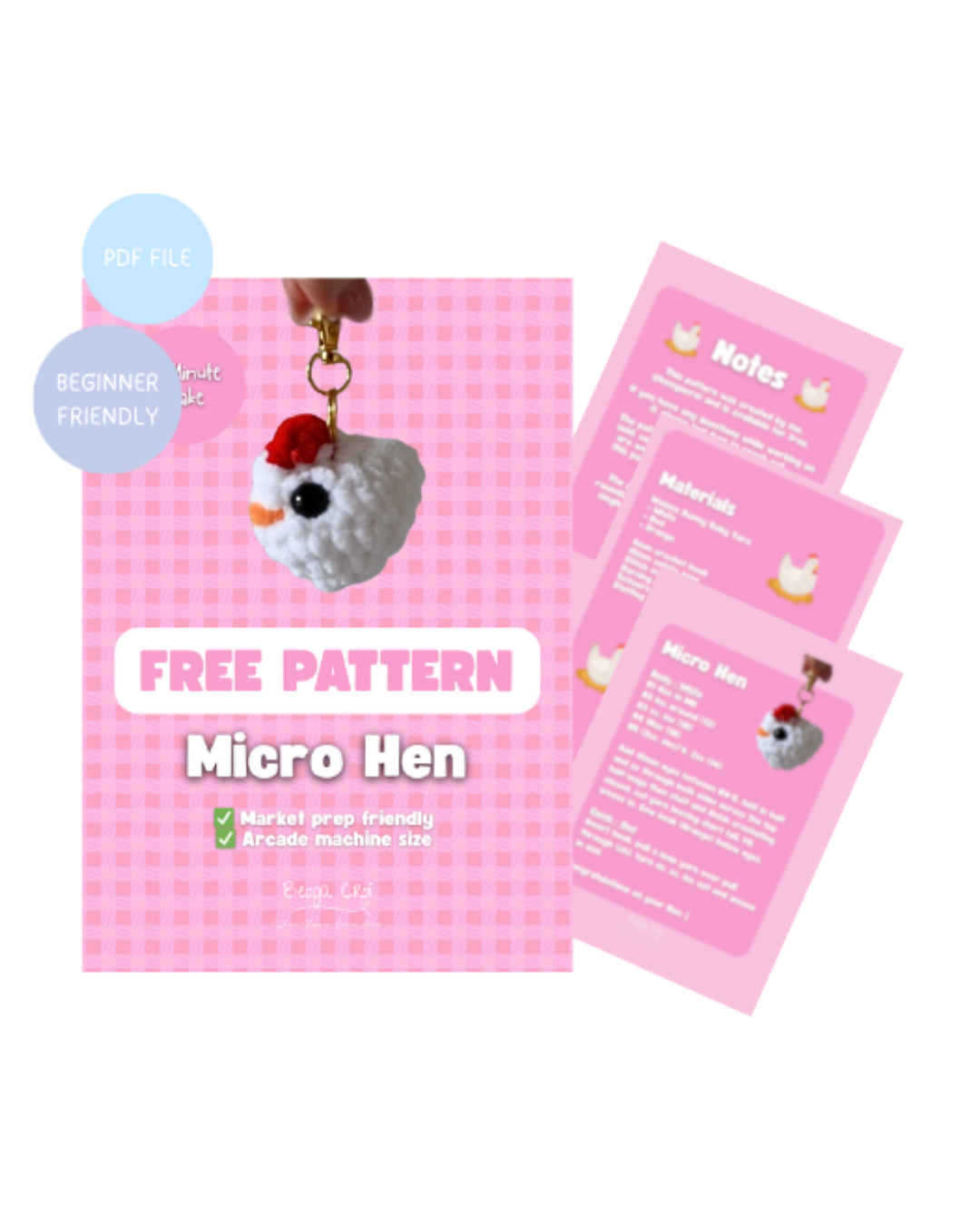 Mini Hen - PDF Pattern